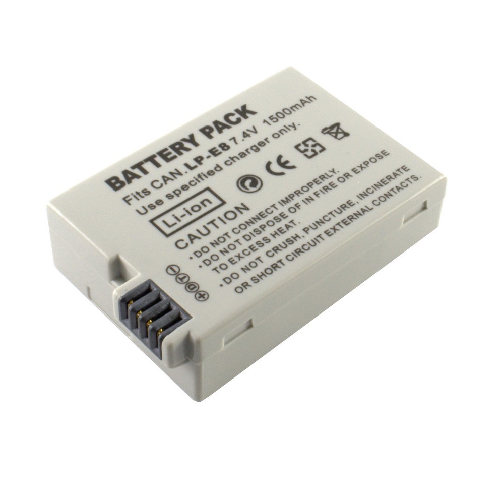 Canon LP-E8 akkumulátor 1500mAh utángyártott