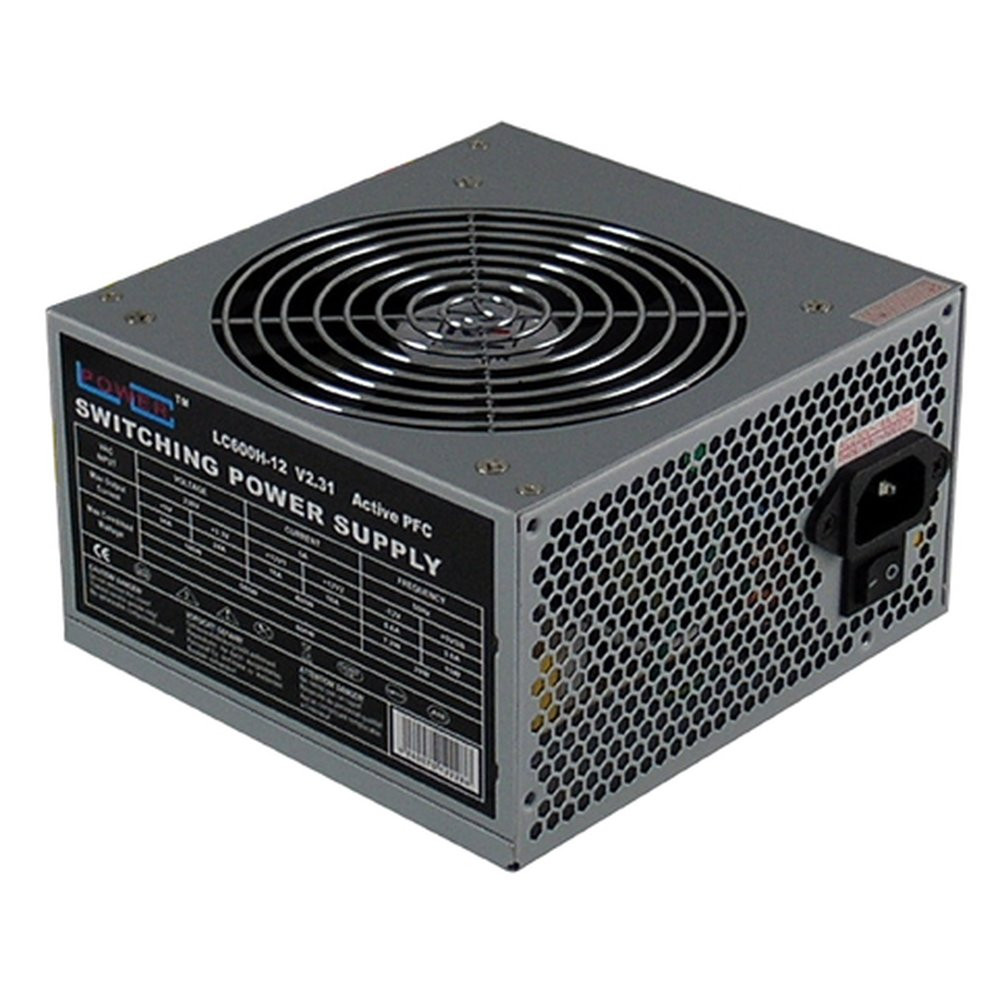 LC-Power LC600H-12 V2.31 ATX tápegység, 600 W csúcsteljesítmény, 120 mm ventilátor