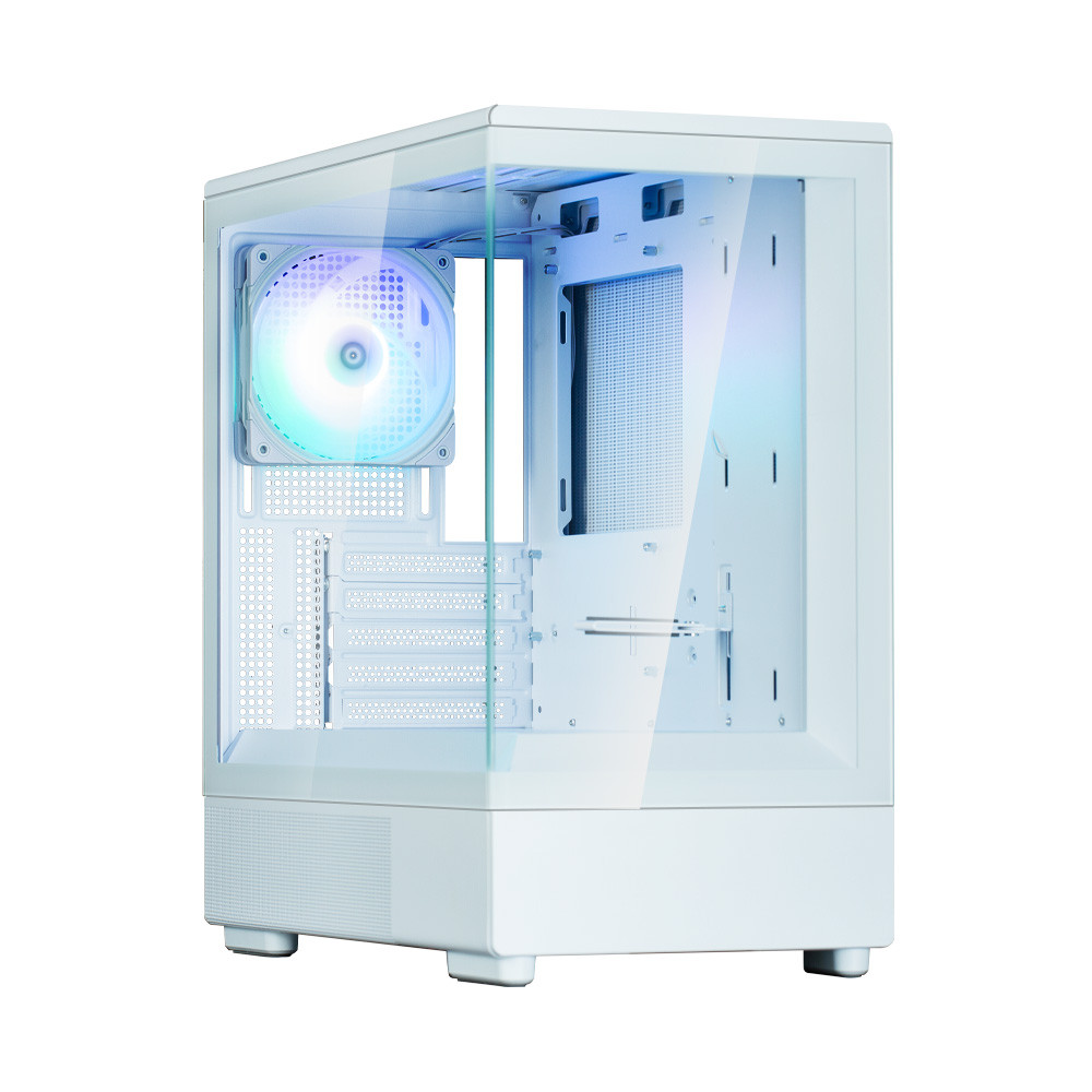 Zalman P10 WHITE microATX minitorony számítógépház, fehér