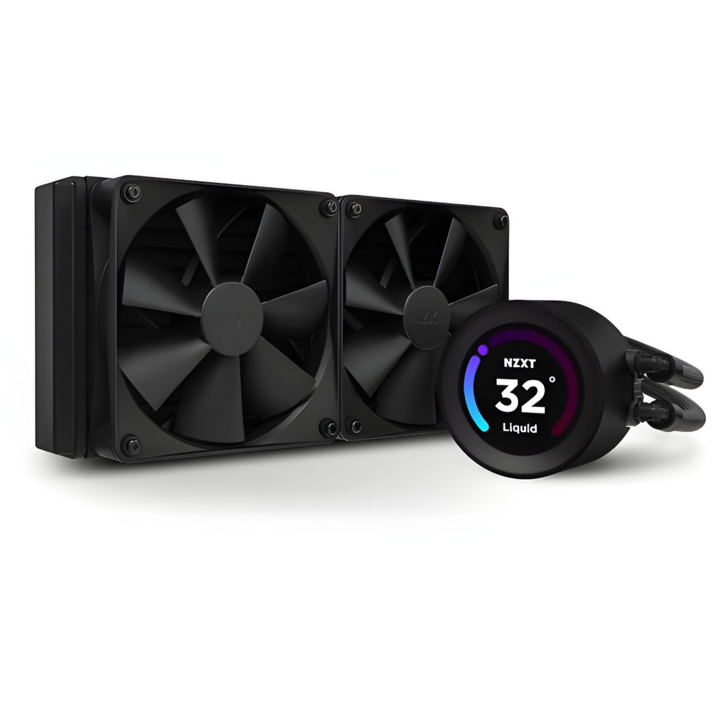 NZXT Kraken Elite 240 (2023) CPU vízhűtés, LCD kijelző fekete - RL-KN24E-B1