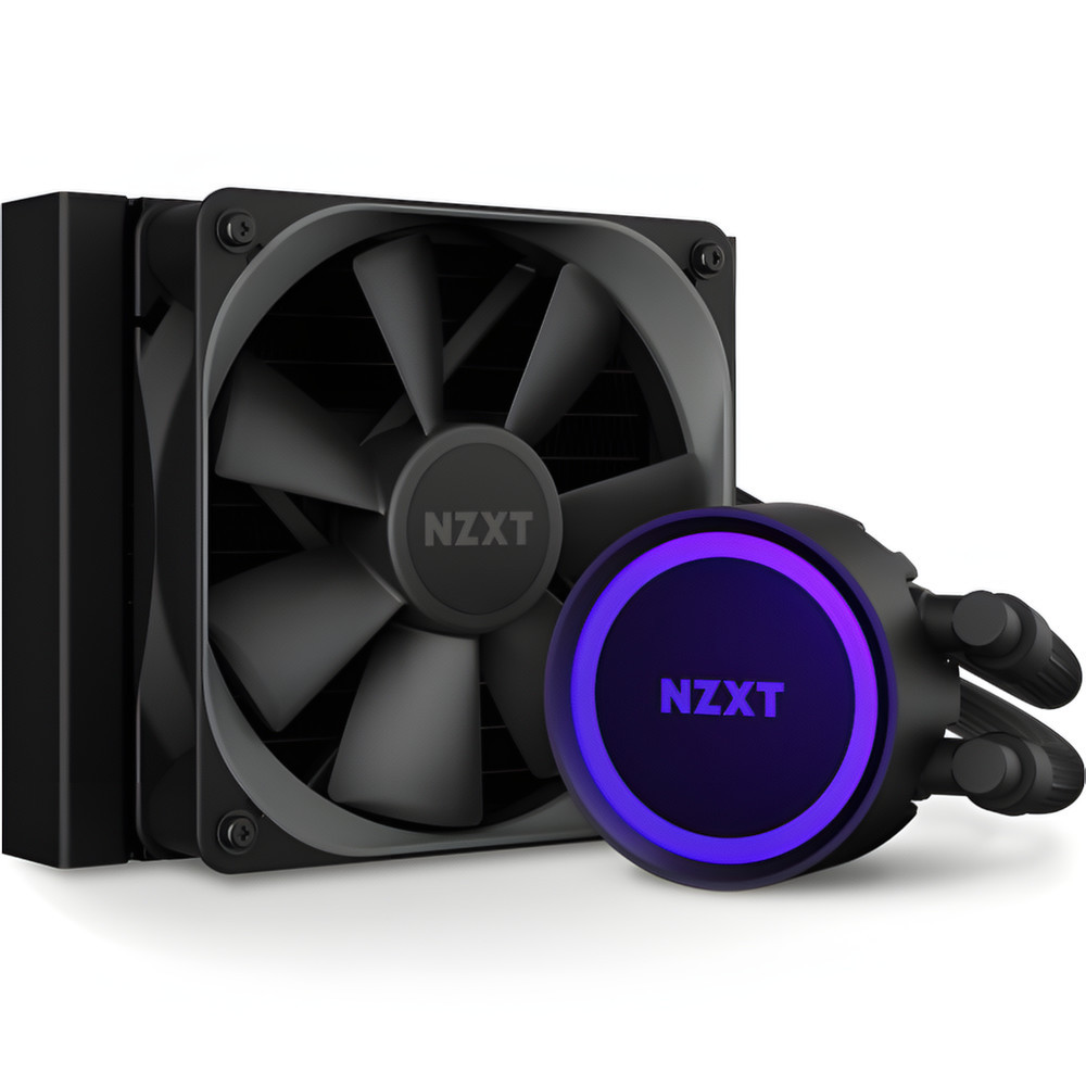 NZXT Kraken 120 processzor vízhűtés, 120 mm, RGB világítás, fekete - RL-KR120-B1