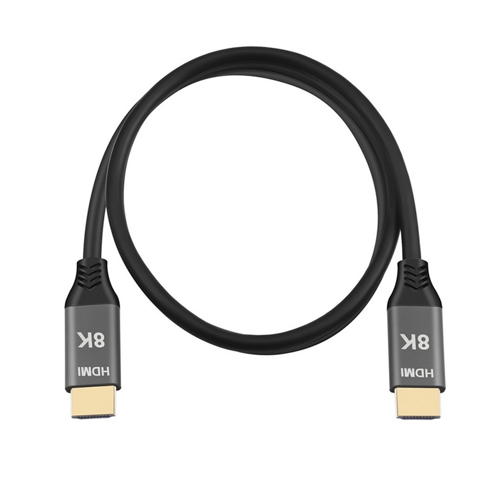 HDMI - HDMI 2.1 kábel 1,0 m, 8K@60Hz, 48Gbps, fekete